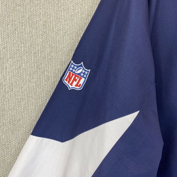 New England Patriots Jacket Coat Pullover Windbreaker Vintage - Picture 9 of 10